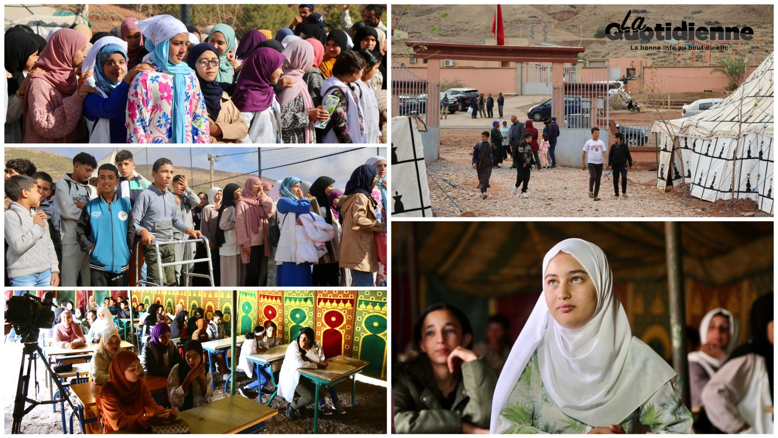 Séisme au Maroc : Les élèves d’Al Haouz retrouvent, enthousiastes, les bancs de l’école